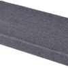 Bench Cushions for Indoor Furniture Non Slip Foam Kitchen Dining Chair Pad Bay Window Seat Cushion with Zipper 36 x 16 inch, Grey