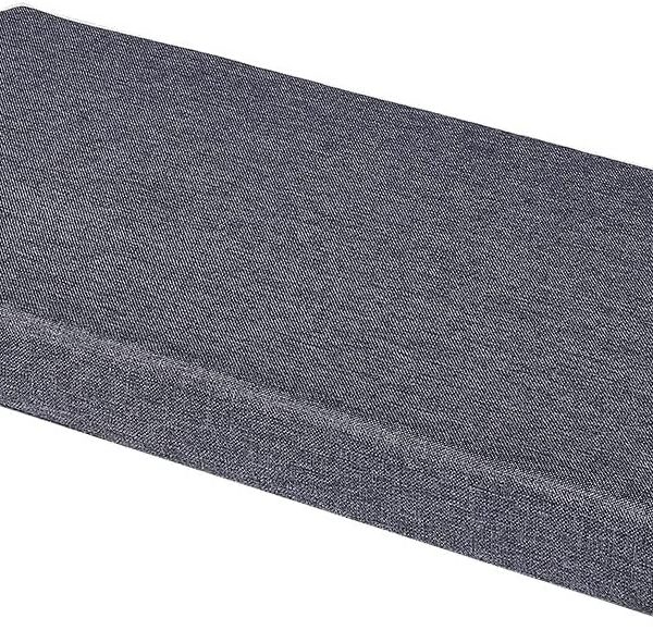 Bench Cushions for Indoor Furniture Non Slip Foam Kitchen Dining Chair Pad Bay Window Seat Cushion with Zipper 36 x 16 inch, Grey