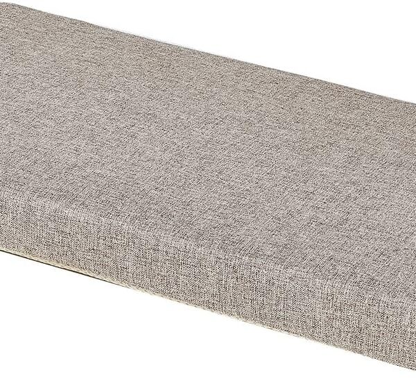 Bench Cushions for Indoor Furniture Non Slip Foam Kitchen Dining Chair Pad Bay Window Seat Cushion with Zipper 36 x 16 inch, Khaki