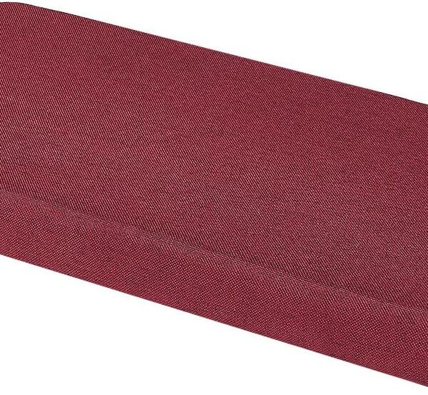 Bench Cushions for Indoor Furniture Non Slip Foam Kitchen Dining Chair Pad Bay Window Seat Cushion with Zipper 36 x 16 inch, Red
