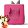 Pink Toniebox starter set featuring the huggable, durable audio player and Playtime Puppy figurine.
