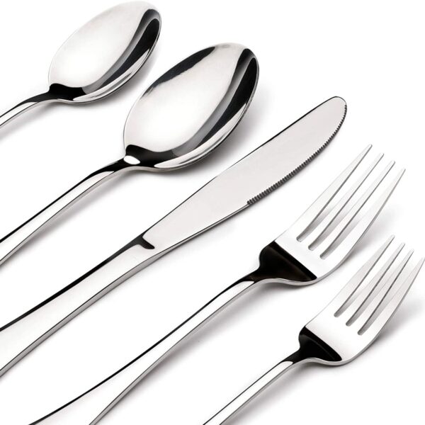 Stilloye 60 Piece Stainless Steel Silverware Set for 12