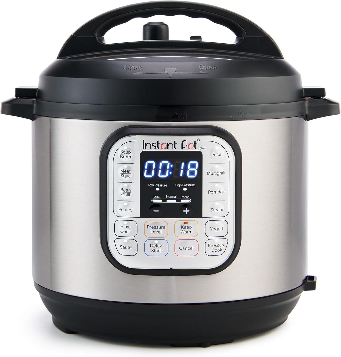 Instant Pot Duo 6 Qt 7-in-1 Electric Pressure Cooker, Stainless Steel