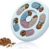 Blue DR CATCH interactive dog puzzle for mental enrichment and IQ training