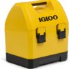 Front view of the Igloo Gripper 10qt personal lunchbox cooler in vibrant industrial yellow.