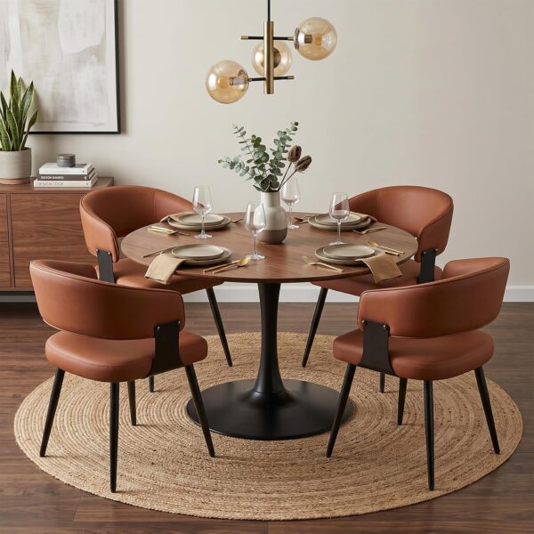 IZXGS Modern Dining Chairs Set: Ergonomic Comfort & Sleek Style