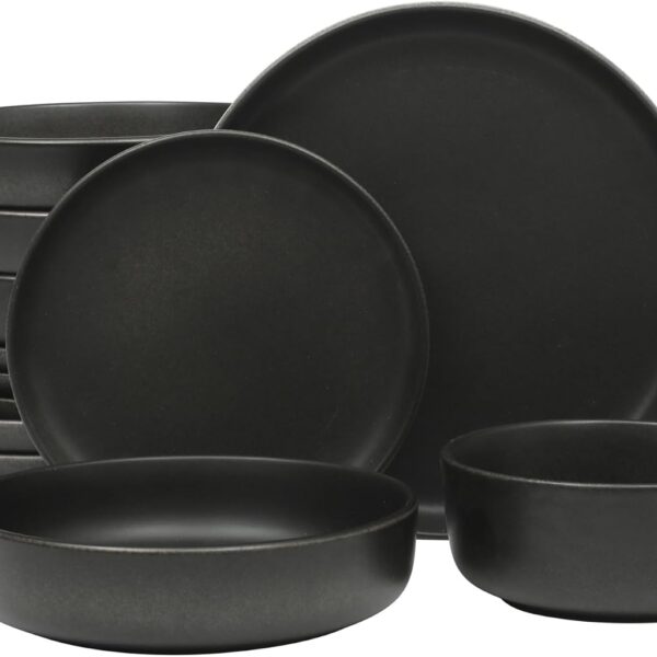 Gibson Elite Pasco 16-Piece Reactive Glaze Stoneware Dinnerware Set