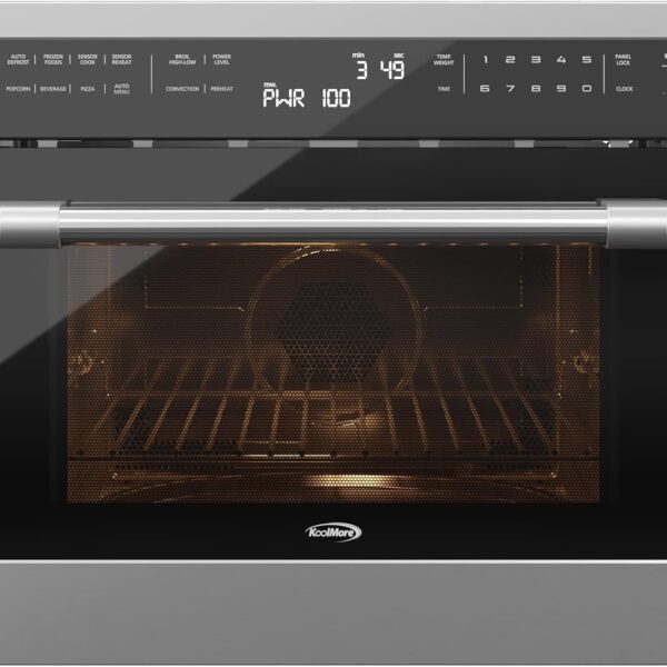 KoolMore 24-Inch Built-in Oven Microwave Combo for Modern Kitchens
