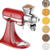HOZODO all-metal grain mill attachment for KitchenAid stand mixers
