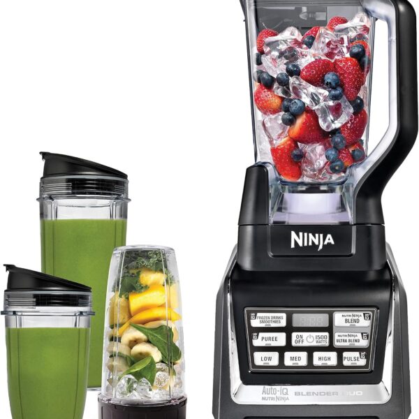 Ninja 1200W Personal and Countertop Blender with Auto-iQ