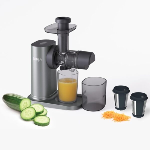 Ninja NeverClog: 3-in-1 Cold Press Juicer, Slicer & Shredder
