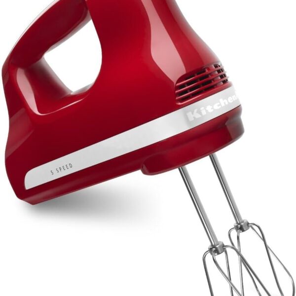 KitchenAid Empire Red 5 Speed Hand Mixer: Effortless Mixing