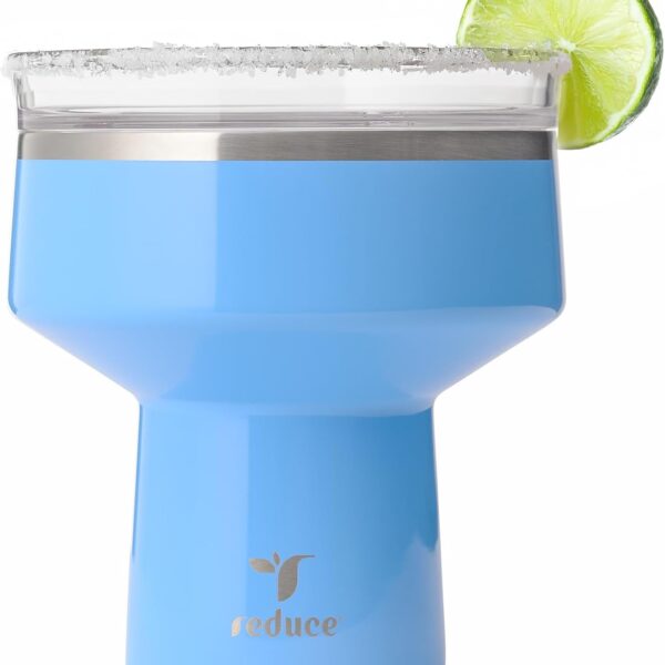 REDUCE Saltini 16oz Insulated Margarita Glass with 360 Lid