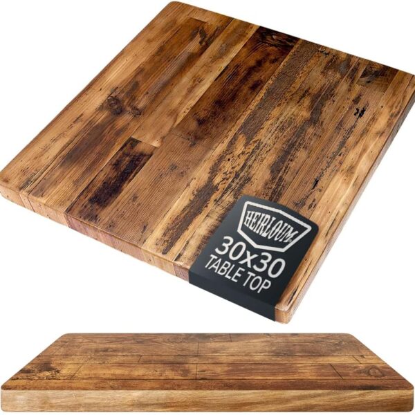 Rustic Reclaimed Wood Table Top for DIY Projects and Dining