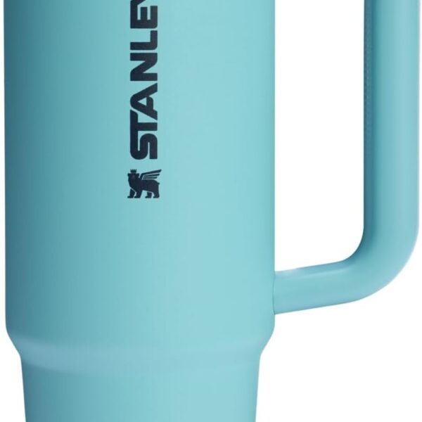 30oz Stanley Quencher flip straw tumbler: Leakproof & Cold