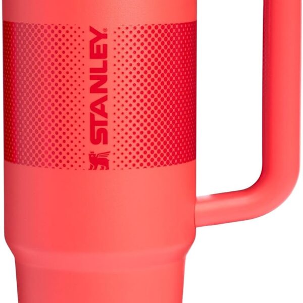 Stanley Flip Straw Tumbler: 30oz Leakproof Hot Coral Fade