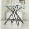 28 Inch Metal Table Base with Suction Cups