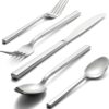 Cube 20-Piece Forged Flatware Set, Service for 4, Mirror Finish