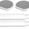 Light Gray - Expansion Pack - 2 Straight Tracks and 2 Trays. Does not Work Without the Lazy Susan Revolution Full Set (Sold Separately).