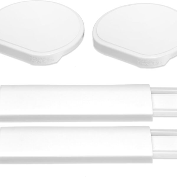White Long Table Lazy Susan Extension: Oven-to-Table Trays