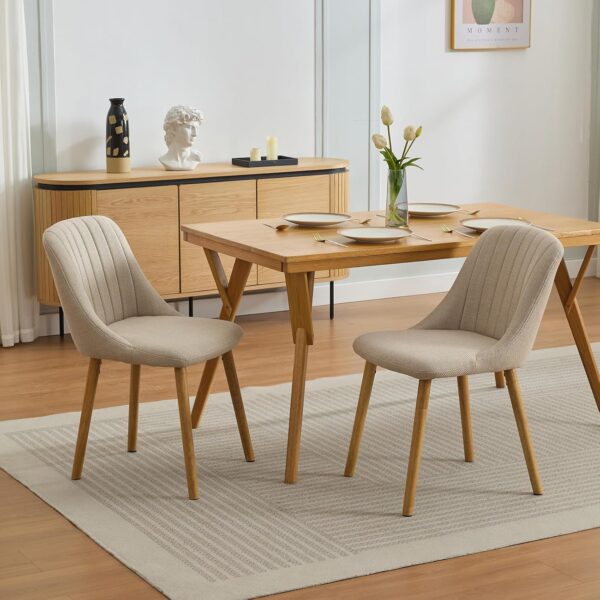 Garvee Dining Chairs Set of 2, Modern Upholstered Kitchen Chairs