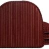 Klear Vu Raindrop The Gripper Non Slip Chair Cushions, Soft & Comfortable Seat Pad, Sitting Pillow for Kitchen, Dining or Office, 4 Count (Pack of 1), Nikita Red
