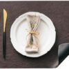 DOLOPL Placemats Set of 12, Reversible Dual-Color Faux Leather Place Mats
