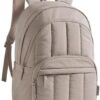 Close-up of the durable, water-resistant quilted fabric on the BAGSMART laptop backpack for women.