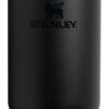 Close-up of the Stanley IceFlow flip straw tumbler 2.0 lid showing the quick-sip spout mechanism.