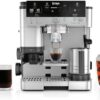 Close-up of the built-in conical burr grinder with 25 settings on the Ninja Luxe Café 3-in-1 espresso machine.