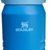 Detail shot showing the leakproof Flip Straw 2.0 lid mechanism on the 64 oz insulated water jug.