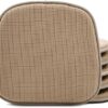 Kitchen Seat Cushions Set of 6, Non Slip Dining Chair Cushions, U-Shaped Indoor Chair Pads, 6 Pack, 15 x 16 Inches, Brown