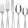 Oneida Moda 65-Piece 18/10 Silverware Set for 12, Flatware