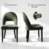 Dining Chairs Set of 8, Upholstered Kitchen & Dining Room Chairs