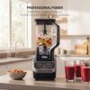 Front view of the Ninja 1000W professional blender for ice displayed on a modern kitchen countertop.