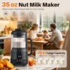 Detailed look at the 10-blade system inside the Skitchen automatic nut milk maker for smooth plant milk.