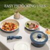 Full set of Coicur 8-piece pots and pans featuring a space-saving stackable design.