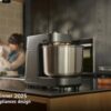 The Ooni Halo Pro spiral dough mixer with its versatile attachments including the geared whisk and flexible beater.