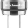 KitchenAid 9 speed hand mixer with stainless steel Turbo Beater II accessories
