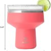 The REDUCE Saltini insulated margarita tumbler shown in a tapered base design that fits standard cup holders.