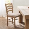 Profile view showing the 2.5 inch dual layer foam of the HOMELYSIAN chair pads.