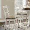 Dining Chair Cushions Set of 4, Dual-Layer Memory Foam Kitchen Chair Cushions, Patented Design Seat Pads with Ties, 16.5 x 16.5 x 3.5in, 4 Pack, Beige