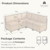 Breakfast Nook Bench with Storage, Brown, 5 Seat (1 Corner)