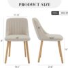 Garvee Dining Chairs Set of 2, Modern Upholstered Kitchen Chairs