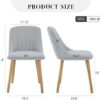 Garvee Dining Chairs Set of 2, Modern Upholstered Kitchen Chairs