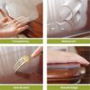 52" Round Clear Table Protector, 2mm Thick Plastic Table Cover