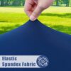 6 Pack Rectangle Spandex Fitted Table Cloth, 6FT Elastic Tablecloth