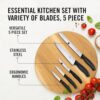 Victorinox Swiss Classic Kitchen Set, 5 Pieces - Utility & Bread Knives