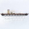 Wine Glass Rack Wall Mounted,Wine Glass Holder,Floating Wine Glass Shelf