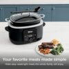 Side view of the Ninja 12-in-1 multi cooker showing the digital interface and control panel